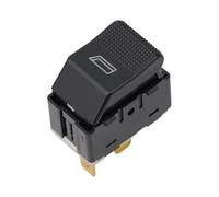 Interrupteur électrique en verre de porte de rechange compatible avec Transporter T4 modèles 1996-2004, OE 7D0959855, noir, 1 pièce