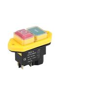 Interrupteur électromagnétique 4/5 broches 110 V 220 V ON-OFF Bouton-poussoir de réinitialisation momentanée YCZ3-C Remplace KJD17 1 pièce(YCZ3-A,5 PINS_220V)