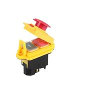 Interrupteur électromagnétique 4/5 broches 110 V 220 V ON/OFF, bouton-poussoir de réinitialisation momentanée avec couvercle, étanche IP55, YCZ3-C, remplace KJD17(YCZ3-C,4 PINS-110V)