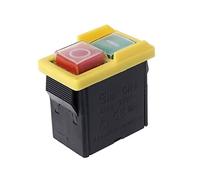 Interrupteur électromagnétique, CK-1 KJD6 AC250 V, interrupteur à bouton-poussoir étanche, interrupteur de tension zéro, interrupteur de sécurité, interrupteur d'arrêt d'urgence