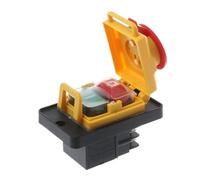 Interrupteur électromagnétique KJD12 12A 250V bouton de démarrage magnétique 120V bouton rouge et vert démarreur 4 broches/6 broches(6 pin,220V)