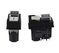 Interrupteur électromagnétique noir YH02-A AC 250V 16A 4/5 broches, 1 pièce, peut remplacer KJD16 KLD-28protection, interrupteur de sécurité du démarreur(5 PIN)