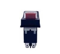 Interrupteur électromagnétique YCZ2 4/5 broches 110 V/220 V Momentané (réinitialisation) Marche/Arrêt Bouton-poussoir rouge/vert Arrêt d'urgence Remplacer KJD17(5 Pins,220V)