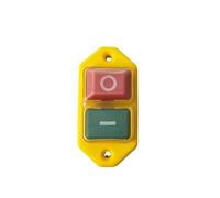 Interrupteur électromagnétique YCZ3-A 4/5 broches 110/220 V, bouton-poussoir de réinitialisation momentanée, rouge et vert, 1 pièce(5 Pins,220V)