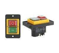 Interrupteur électromagnétique YH02-A YH01-A 110V 220V, 1 pièce, bouton poussoir de démarrage, grand panneau(4PIN Socket,220V)