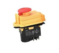 Interrupteur électromagnétique YH02-A YH01-A, 110V, 8a, 220V, 15a, 4 broches, 5 broches, bouton poussoir de démarrage for équipement de Machine-outil, étanche(4PIN Socket,220V)