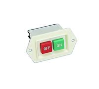 interrupteur électronique 1 pièces LC3-5 LC3-10 démarrage arrêt bouton poussoir interrupteur marche/arrêt 10A/380V Table perceuse meuleuse coupe Machine interrupteur (Color : Lc3-5)