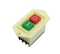 interrupteur électronique 1 pièces LC3-5 LC3-10 démarrage arrêt bouton poussoir interrupteur marche/arrêt 10A/380V Table perceuse meuleuse coupe Machine interrupteur (Color : Lc3-10)