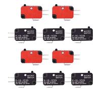 interrupteur électronique 10 pièces 125 V/250 V 16A four à micro-ondes porte Arcade cerise bouton poussoir SPDT 1 NO 1 NC Micro interrupteur