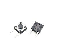 interrupteur électronique 10 pièces bouton tactile interrupteur tactile 6 * 6 * 4.3mm DIP 2 broches marche/arrêt Micro interrupteur 6x6x4.3mm touches bouton DIP 2pin