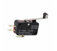 interrupteur électronique 100 pièces V-156-1C25 bras de levier à rouleau SPDT 1NO 1NC Micro interrupteur de fin de course 3 bornes momentané