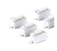 interrupteur électronique 100PCS 3X6X4.3MM Micro Switch Blanc Bouton Tactile Tact Push Switch 3 * 6 * 4.3MM SMD