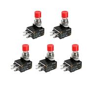 interrupteur électronique 5Pcs DS448 6-Termimals Type de bouton-poussoir Micro-interrupteurs de fin de course