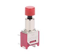 interrupteur électronique AC 120 V contrôle électrique 1A NO momentané 4 bornes DPST Mini bouton poussoir interrupteur à bascule avec capuchon