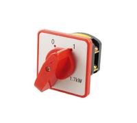 interrupteur électronique AC 380 V contrôle électrique 10A 1.7KW 0-1 2 positions commutateur de commutation à came rotative noir