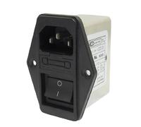 interrupteur électronique Bornes à languettes à souder, filtre EMI IEC 320 C14, interrupteur de bateau, porte-fusible