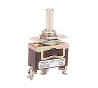 interrupteur électronique Commande électrique AC 125V/20A, 250V/15A, marche/arrêt/momentané, 3 positions, 3 bornes, interrupteur à bascule SPDT