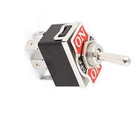 interrupteur électronique Commutateurs ca 250V/10A 125V/15A DPDT, 3 positions marche/arrêt/marche, 6 broches, interrupteur à bascule