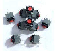 interrupteur électronique Commutateurs industriels 10 pièces bouton muet 6*6*7.3 bouton silencieux souris sans fil bouton de souris filaire lumière tactile micro commutateur de souris 6x6x7.3 commutat