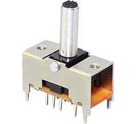 interrupteur électronique Commutateurs Interrupteur à glissière 10PCS ON/ON/ON 2P3T 8PIN Micro interrupteur à glissière double pôle 50mA Interrupteurs en métal à 3 positions avec actionneur en alumini