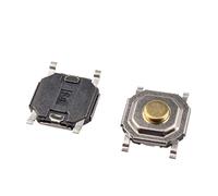interrupteur électronique Interrupteur à bascule 100 PC/Lot SMD 4 * 4 * 1.5 MM 4X4X1.5 MM Tactile Tact bouton poussoir Micro interrupteur momentané