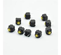 interrupteur électronique Interrupteur à bascule 10pcs bouton muet 6 * 6 * 7.3mm interrupteur silencieux souris sans fil bouton de souris filaire micro interrupteur interrupteur à bouton poussoir jaun
