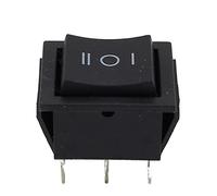 interrupteur électronique Interrupteur à bascule 2 pièces interrupteur à bascule momentané 6 broches plates, Double côté ressort retour au milieu après libération