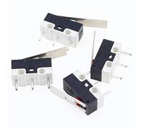 interrupteur électronique Interrupteur à bascule 20 pièces/lot, Micro interrupteur à bouton-poussoir, 3 broches 1A 125V AC, Mini interrupteur tactile for souris