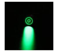 interrupteur électronique Interrupteur à bouton-poussoir en métal oxyde noir 16mm avec lampe à LED Modification de voiture/ordinateur étanche momentané/verrouillage 3V 6V 12V 220V