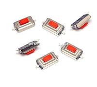 interrupteur électronique Interrupteur tactile 50 pièces 3 * 6 * 2.5mm 3 * 6 * 2.5H SMD interrupteur à bouton-poussoir rouge micro-interrupteur interrupteur tactile