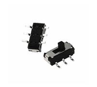 interrupteur électronique Interrupteurs à bascule 100 pièces MSS22D18 SMT interrupteur à bascule SMD 6 broches poignée haute 2mm 2P2T le Micro interrupteur à glissière interrupteur à glissière