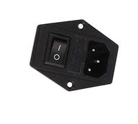 interrupteur électronique Interrupteurs muraux IEC320 C14, prise de courant d'entrée, porte-fusible, interrupteur à bascule, variateur SPST, 250V, 10a