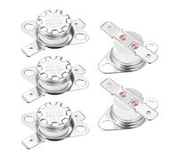 interrupteur électronique KSD301 Thermostat 175 °C/347 °F 10A normalement fermé NC ajuster le commutateur de température à disque poussoir for four à micro-ondes cafetière 5 pièces