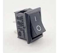 interrupteur électronique Lot de 1/5 mini interrupteurs à bascule KCD1, marche/arrêt, équipement électrique, 2 broches, 2 positions, 15 x 21 mm, 6 A 250 V CA/10 A 125 V CA, rouge, noir, blanc, sans LE