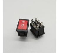 interrupteur électronique Lot de 5 interrupteurs à bascule KCD1 2 broches 3 broches 6 broches for bateau et voiture 6 A/10 A 250 V/125 V AC (couleur : R-2d6p) (Color : R-3d6p)