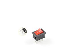 interrupteur électronique Lot de 5 interrupteurs à bascule KCD1 21 x 15 mm 3 broches for bateau et voiture 6 A/250 V AC 10 A/125 V AC Rouge Jaune Vert Bleu Bouton d'alimentation avec lumière (couleur