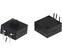 interrupteur électronique Micro interrupteur 10 pièces DC 30V 1A 3 broches noir Mini interrupteur à bouton-poussoir for torche électrique 3P incurvé 2 sur 1 interrupteurs de lampe de poche