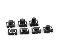 interrupteur électronique Micro-interrupteurs 50pcs SMT SMD 12 * 12 * 4,3/5/6/7/8/9/10/12MM Bouton Tactile Micro-interrupteur 12x12 (Couleur : 12x12x5mm) (Color : 12x12x10mm)