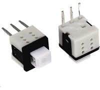 interrupteur électronique Switch Micro Switch 1000pcs 5,8 * 5,8 mm Kit de Micro-interrupteur d'alimentation Tactile à Verrouillage Automatique 2 3 Boutons à 6 Broches 5,8x5,8 (Couleur : 8) (Color : 1