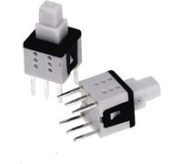 interrupteur électronique Switch Micro Switch 1000pcs 5,8 * 5,8 mm Kit de Micro-interrupteur d'alimentation Tactile à Verrouillage Automatique 2 3 Boutons à 6 Broches 5,8x5,8 (Couleur : 8) (Color : 1