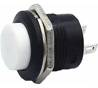 interrupteur électronique Switch Micro Switch 100PCS R13-507 SPST NO Rouge Noir Blanc Jaune Vert Bleu Bouton-Poussoir à Capuchon Rond AC 6A/125V 3A/250V 6 Couleurs (Couleur : 3) (Color : One Size)
