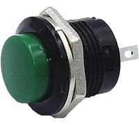 interrupteur électronique Switch Micro Switch 100PCS R13-507 SPST NO Rouge Noir Blanc Jaune Vert Bleu Bouton-Poussoir à Capuchon Rond AC 6A/125V 3A/250V 6 Couleurs (Couleur : 3) (Color : 3)