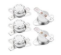 interrupteur électronique Thermostat KSD301 130 °C/266 °F, 5 pièces, fermeture normale, réglage NC, interrupteur de température à disque instantané for four à micro-ondes et cafetière