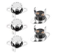 interrupteur électronique Thermostat KSD301 95 °C/203 °F 10A, 5 pièces, normalement ouvert, pas de réglage, interrupteur de température à disque poussoir for four à micro-ondes et cafetière