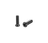 interrupteur électronique Vis Phillips M2x7mm, vis noire, diamètre 2.8mm, tête de vis for ordinateur portable, PC, TV, interrupteur de ventilateur, 50 pièces