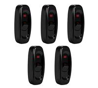 Interrupteur en Ligne, 5 Pièces AC 250 V 10 A Interrupteur D'alimentation en Ligne Marche/arrêt pour Lampe de Bureau, Cordon de Câble avec Indicateur LED, Interrupteur Unipolaire