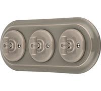 Interrupteur encastré Porcelaine Rétro Série I PR1SET3113LG I PR1 gris beige