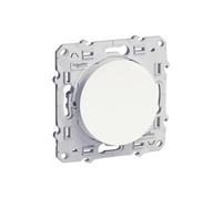 Schneider Electric - Odace, va-et-vient + poussoir Blanc, 10 A - S520285