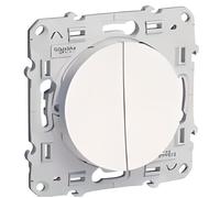 Interrupteur et bouton-poussoir ODACE 10A 250V - SCHNEIDER ELECTRIC - S520285