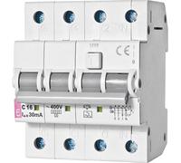 KZS-4M 3P+N A C16/0.03 002174924 Interrupteur différentiel